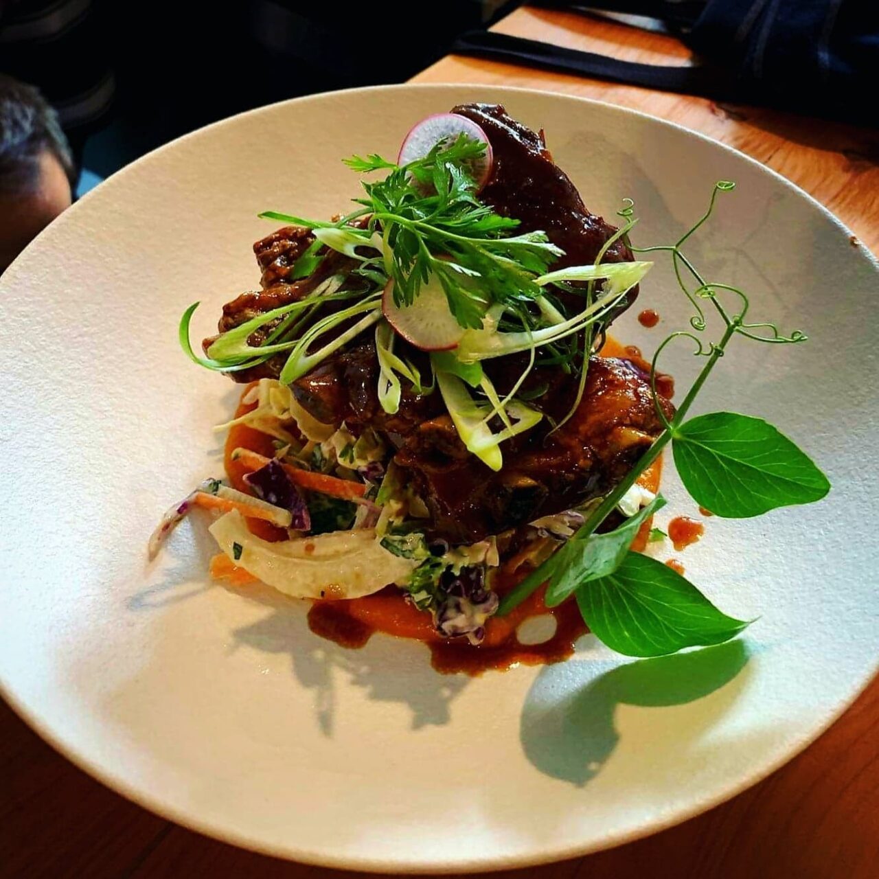Thyme Square Restaurant - a plated main course at Thyme Square Restaurant in Hamilton