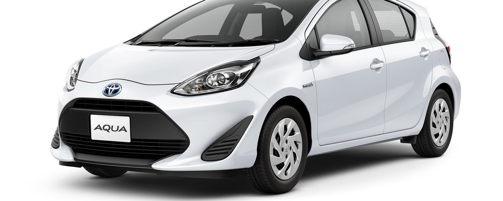 Toyota Aqua hybrid from the Car Alot Rentals fleet in Hamilton